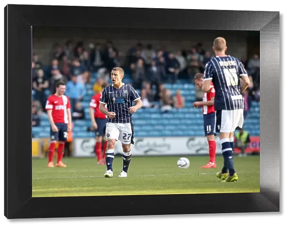 Millwall's Double Delight: McDonald and Jackson Celebrate Second Goal vs. Blackburn Rovers (Sky Bet Championship)