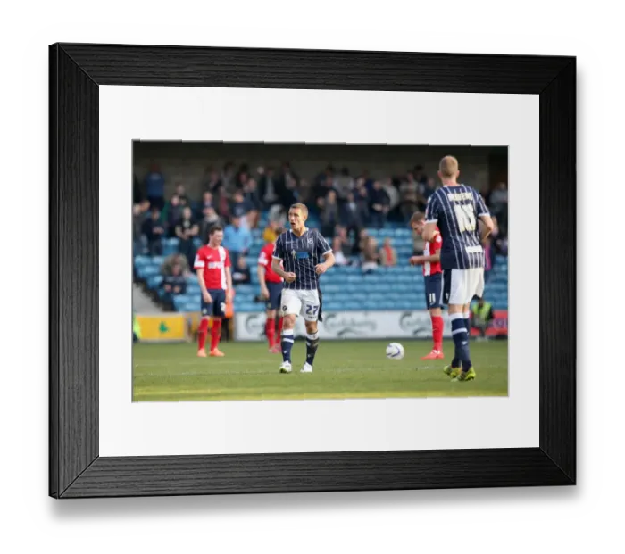 Framed Print : Millwall's Double Delight: McDonald and Jackson Celebrate Second Goal vs. Blackburn Rovers (Sky Bet Championship) Framed Print : Millwall's Double Delight: McDonald and Jackson Celebrate Second Goal vs. Blackburn Rovers (Sky Bet Championship)