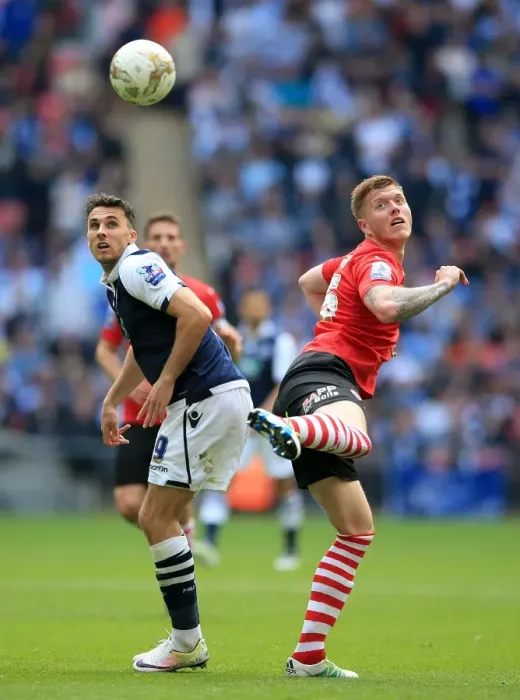 Framed Print : Barnsley vs Millwall - Play-Off Final Showdown: Alfie Mawson vs Lee Gregory at Wembley Stadium Framed Print : Barnsley vs Millwall - Play-Off Final Showdown: Alfie Mawson vs Lee Gregory at Wembley Stadium