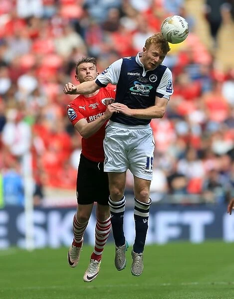 Barnsley vs Millwall: Winnall and Taylor in Intense Battle at Wembley Play-Off Final