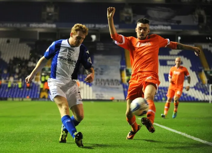 Framed Print : Battling for Supremacy: Burke vs. Malone in Sky Bet Championship Clash between Birmingham City and Millwall Framed Print : Battling for Supremacy: Burke vs. Malone in Sky Bet Championship Clash between Birmingham City and Millwall