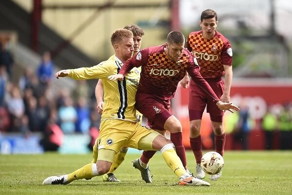 Bradford City vs Millwall: Byron Webster and Jamie Proctor Clash in Intense Play-Off Battle