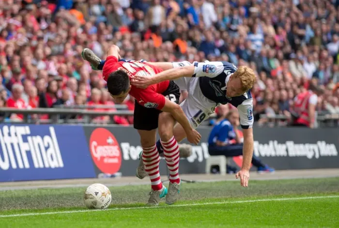 Framed Print : Intense Rivalry: Barnsley vs. Millwall in the Sky Bet League One Play-Off Final Showdown at Wembley Stadium (2015-16) Framed Print : Intense Rivalry: Barnsley vs. Millwall in the Sky Bet League One Play-Off Final Showdown at Wembley Stadium (2015-16)