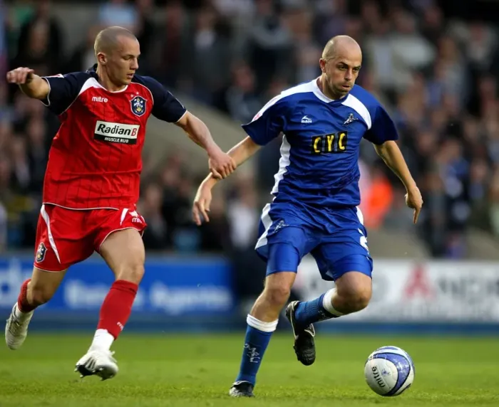 Framed Print : Intense Rivalry: Smith vs. Clarke in the Coca-Cola Football League One Play-Off Semi-Final - Milwall vs. Huddersfield Town (The New Den)