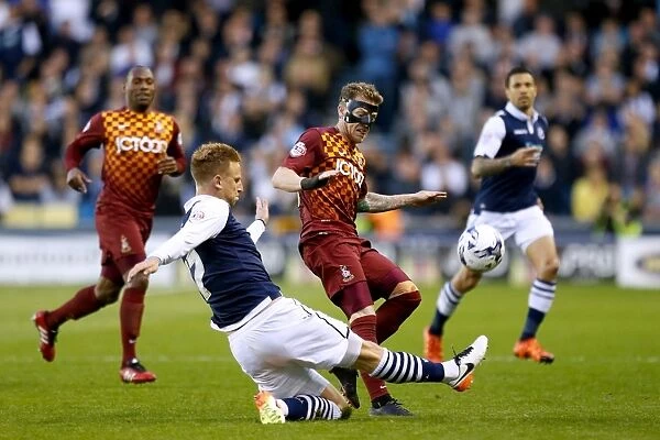 Intense Rivalry: Webster vs. Clarke in the Sky Bet League One Play-Off Semi-Final Clash between Millwall and Bradford City