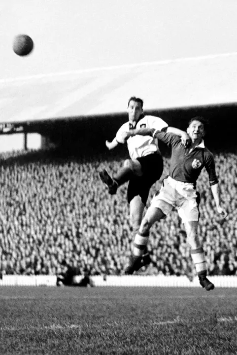 Framed Print : Intense Soccer Rivalry: Millwall vs. Notts County - Walter McMillen vs. Tommy Lawton Framed Print : Intense Soccer Rivalry: Millwall vs. Notts County - Walter McMillen vs. Tommy Lawton