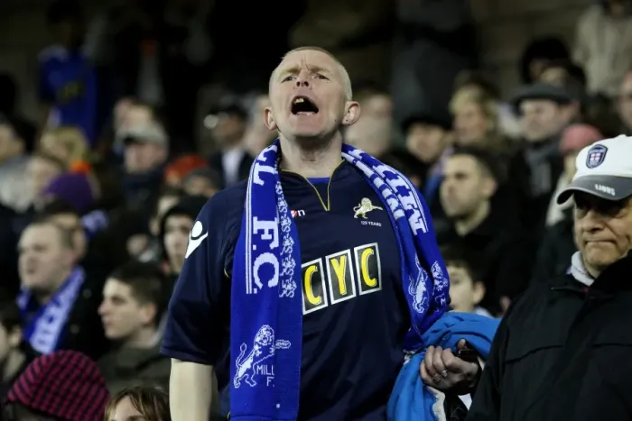 Framed Print : Millwall FC: Npower Championship Victory Celebrations vs. Queens Park Rangers at The New Den (08-03-2011)