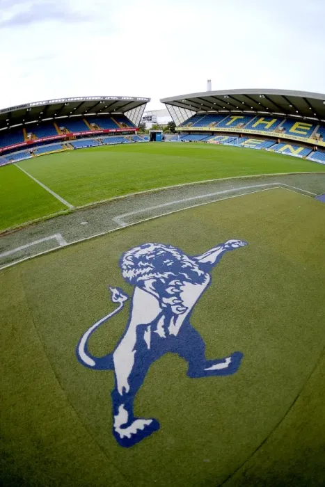Framed Print : Millwall Football Club: A Glance Inside The Den during the Npower Championship Match against Peterborough United (17-08-2011)