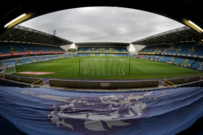 Framed Print : Millwall Football Club: A Peek into The Den during the Npower Championship Match against Peterborough United (17-08-2011) Framed Print : Millwall Football Club: A Peek into The Den during the Npower Championship Match against Peterborough United (17-08-2011)