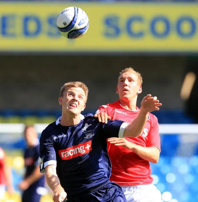 Framed Print : Millwall vs Charlton Athletic: Intense Rivalry on The Den's Turf (Pre-Season 2011-12) - Wagstaff vs Craig Battle for Possession Framed Print : Millwall vs Charlton Athletic: Intense Rivalry on The Den's Turf (Pre-Season 2011-12) - Wagstaff vs Craig Battle for Possession