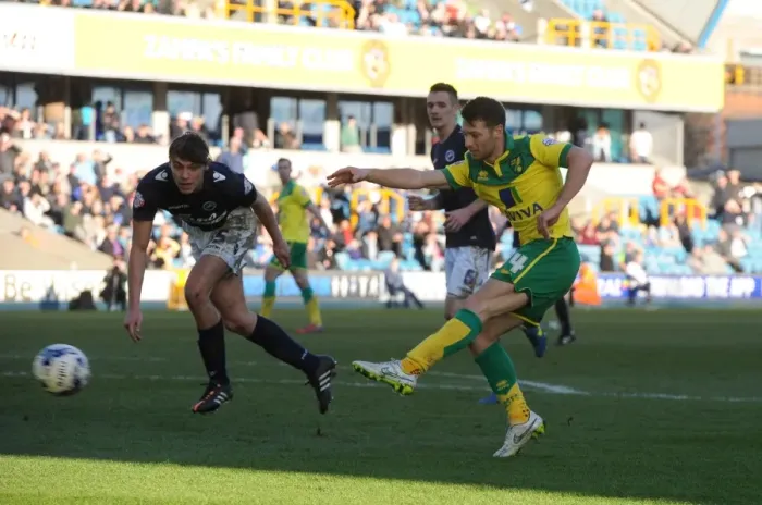 Framed Print : Millwall vs Norwich City: Wes Hoolahan Scores Hat-trick at The Den (Sky Bet Championship) Framed Print : Millwall vs Norwich City: Wes Hoolahan Scores Hat-trick at The Den (Sky Bet Championship)