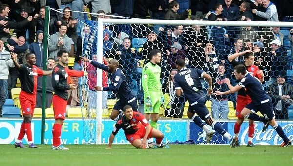 Millwall vs Portsmouth in the Npower Championship: Danny N'Guessan Scores the First Goal at The Den