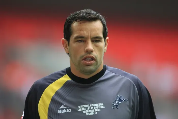 Framed Print : Millwall vs Swindon Town: David Forde in Action at the Coca-Cola Football League One Play-Off Final at Wembley Stadium