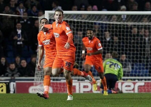 Millwall's Chris Wood Scores Double: Celebrating at AMEX Stadium Against Brighton and Hove Albion (Npower Championship)