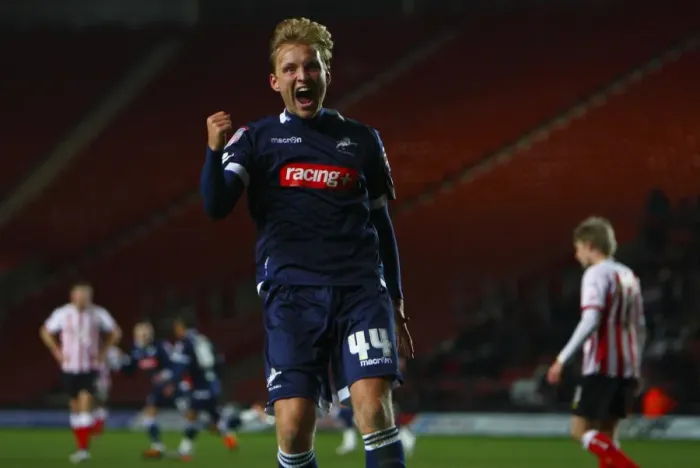 Framed Print : Millwall's Dramatic FA Cup Upset: Liam Feeny's Last-Minute Winner Against Southampton (February 7, 2012)