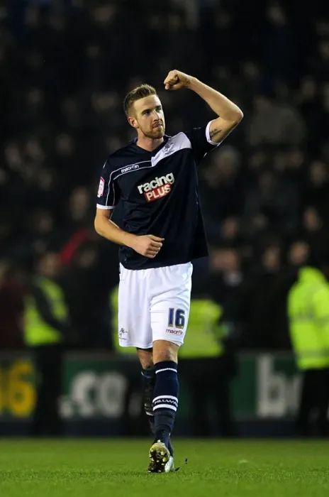 Framed Print : Millwall's FA Cup Upset: Beevers Celebrates Victory over Aston Villa (Round 4, The Den - 25-01-2013) Framed Print : Millwall's FA Cup Upset: Beevers Celebrates Victory over Aston Villa (Round 4, The Den - 25-01-2013)