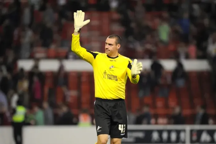 Framed Print : Millwall's Faithful: Bywater Acknowledges Fans in Capital One Cup Clash vs. Nottingham Forest Framed Print : Millwall's Faithful: Bywater Acknowledges Fans in Capital One Cup Clash vs. Nottingham Forest