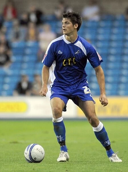 Millwall's George Friend in Action vs Oldham Athletic (Football League One, August 18, 2009)