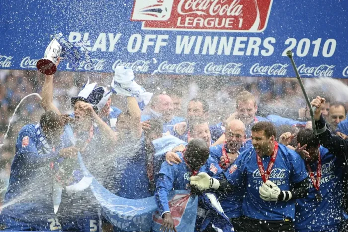 Framed Print : Millwall's Glory: The Thrilling Celebration at Wembley after Winning the Play-Off Final vs Swindon Town (Coca-Cola Football League One) Framed Print : Millwall's Glory: The Thrilling Celebration at Wembley after Winning the Play-Off Final vs Swindon Town (Coca-Cola Football League One)