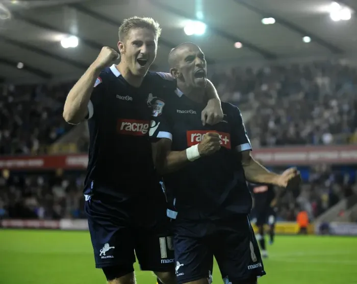 Framed Print : Millwall's Hamer Bouazza Scores Second Goal Against Peterborough United in Npower Championship Match at The Den (17-08-2011)