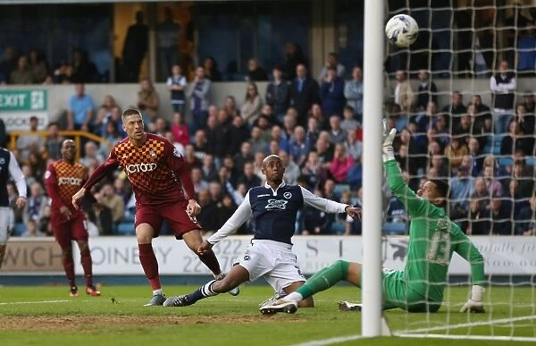 Millwall's Jamie Proctor Scores First Goal in Sky Bet League One Play-Off Semi-Final Against Bradford City (Second Leg)