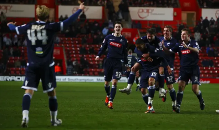 Framed Print : Millwall's Late Drama: Liam Feeny Scores FA Cup Winner Against Southampton Framed Print : Millwall's Late Drama: Liam Feeny Scores FA Cup Winner Against Southampton