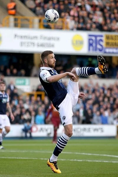 Millwall's Mark Beevers in Action during Tense Millwall vs Bradford City Sky Bet League One Play-Off Semi Final, Second Leg at The Den, London