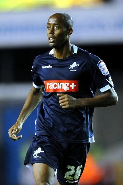 Millwall's Nadjim Abdou in Action: Thrilling Moments from The Den against Peterborough United, Npower Championship 2011-2012