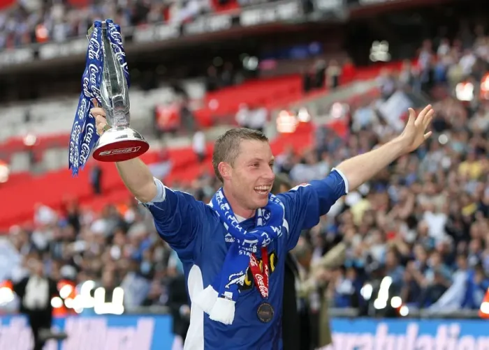 Framed Print : Millwall's Play-Off Glory: Neil Harris's Triumphant Celebration - Millwall Football Club Wins Football League One Championship Framed Print : Millwall's Play-Off Glory: Neil Harris's Triumphant Celebration - Millwall Football Club Wins Football League One Championship