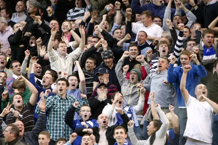 Framed Print : Milwall Fans Go Wild: Steve Morison Scores First Goal in Play-Off Semi Final against Huddersfield Town at The New Den