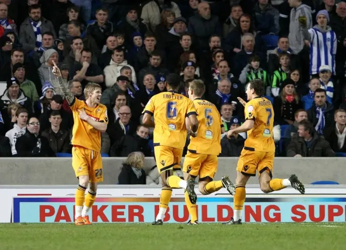 Framed Print : npower Football League Championship - Brighton and Hove Albion v Millwall - AMEX Stadium