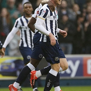 Aiden O'Brien's Goal Celebration: Millwall Takes the Lead against Bristol Rovers in Sky Bet League One
