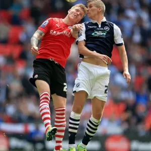 Barnsley vs. Millwall: Intense Rivalry in the Sky Bet League One Play-Off Final at Wembley Stadium - Alfie Mawson vs. Steve Morison's Battle for Supremacy Barnsley vs. Millwall: Intense Rivalry in the Sky Bet League One Play-Off Final at Wembley Stadium - Alfie Mawson vs. Steve Morison's Battle for Supremacy