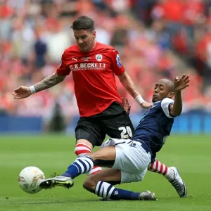 Barnsley vs. Millwall - Intense Rivalry: Hammill vs. Abdou at the Sky Bet League One Play-Off Final, Wembley Stadium Barnsley vs. Millwall - Intense Rivalry: Hammill vs. Abdou at the Sky Bet League One Play-Off Final, Wembley Stadium