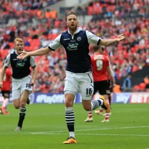 Barnsley vs Millwall: Mark Beevers Scores First Goal in Intense Play-Off Final at Wembley Stadium Barnsley vs Millwall: Mark Beevers Scores First Goal in Intense Play-Off Final at Wembley Stadium