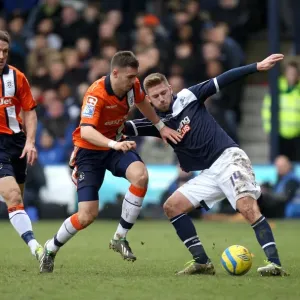 FA Cup Print: Luton Town vs Millwall Fifth Round Showdown