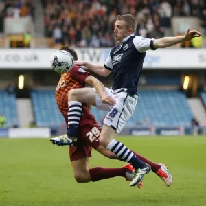 Battle for Supremacy: Ferguson vs McMahon in Millwall vs Bradford City Sky Bet League One Play-Off Semi-Final Second Leg Battle for Supremacy: Ferguson vs McMahon in Millwall vs Bradford City Sky Bet League One Play-Off Semi-Final Second Leg