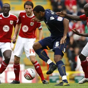 Battle for Supremacy: Liam Trotter vs. Jamal Campbell-Ryce in the Npower Championship Clash between Millwall and Bristol City (2010)