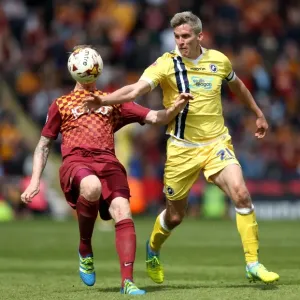 Bradford City vs. Millwall: Intense Rivalry - Nathan Clarke vs. Steve Morison in the Play-Off First Leg Bradford City vs. Millwall: Intense Rivalry - Nathan Clarke vs. Steve Morison in the Play-Off First Leg