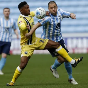 Clash at the Ricoh: Coventry City vs. Millwall, Sky Bet League One (2015-16) - Joe Cole vs. Mahrez Roumeas Clash at the Ricoh: Coventry City vs. Millwall, Sky Bet League One (2015-16) - Joe Cole vs. Mahrez Roumeas