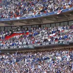 Electric Atmosphere: Millwall vs Scunthorpe United - Coca-Cola Football League One Play-Off Final at Wembley Stadium