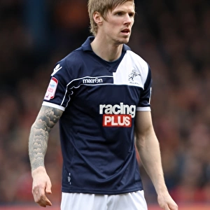 FA Cup Fifth Round: Andy Keogh Scores for Millwall against Luton Town at Kenilworth Road (16-02-2013)