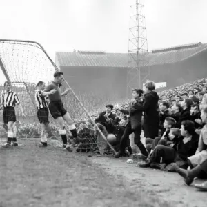 Vintage FA Cup Print - Millwall v Newcastle United at The Den Vintage FA Cup Print - Millwall v Newcastle United at The Den