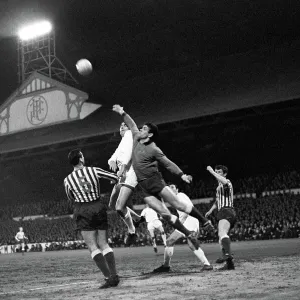 Vintage FA Cup Print - Tottenham Hotspur v Millwall Goalkeeper Action Vintage FA Cup Print - Tottenham Hotspur v Millwall Goalkeeper Action