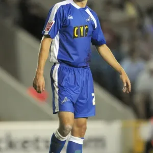 George Friend in Action: Millwall vs Oldham Athletic, Football League One (August 18, 2009) - The New Den