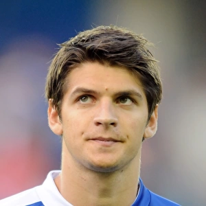 George Friend at The New Den: Millwall vs Oldham Athletic, Football League One (August 18, 2009)
