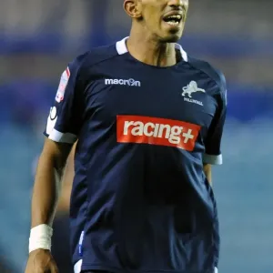 Hameur Bouazza in Action for Millwall vs. Peterborough United at The Den, Npower Championship (2011)