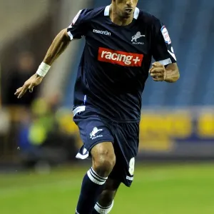 Hameur Bouazza in Action for Millwall vs Peterborough United at The Den, Npower Championship (2011)