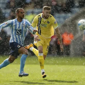Intense Clash: Marcus Tudgay vs. Mark Beevers - Coventry City vs. Millwall (Sky Bet League One) Intense Clash: Marcus Tudgay vs. Mark Beevers - Coventry City vs. Millwall (Sky Bet League One)
