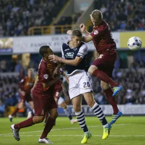 Intense Moment: Morison, Meredith, and Clarke in Millwall vs. Bradford City Sky Bet League One Play-Off Semi-Final Second Leg Intense Moment: Morison, Meredith, and Clarke in Millwall vs. Bradford City Sky Bet League One Play-Off Semi-Final Second Leg